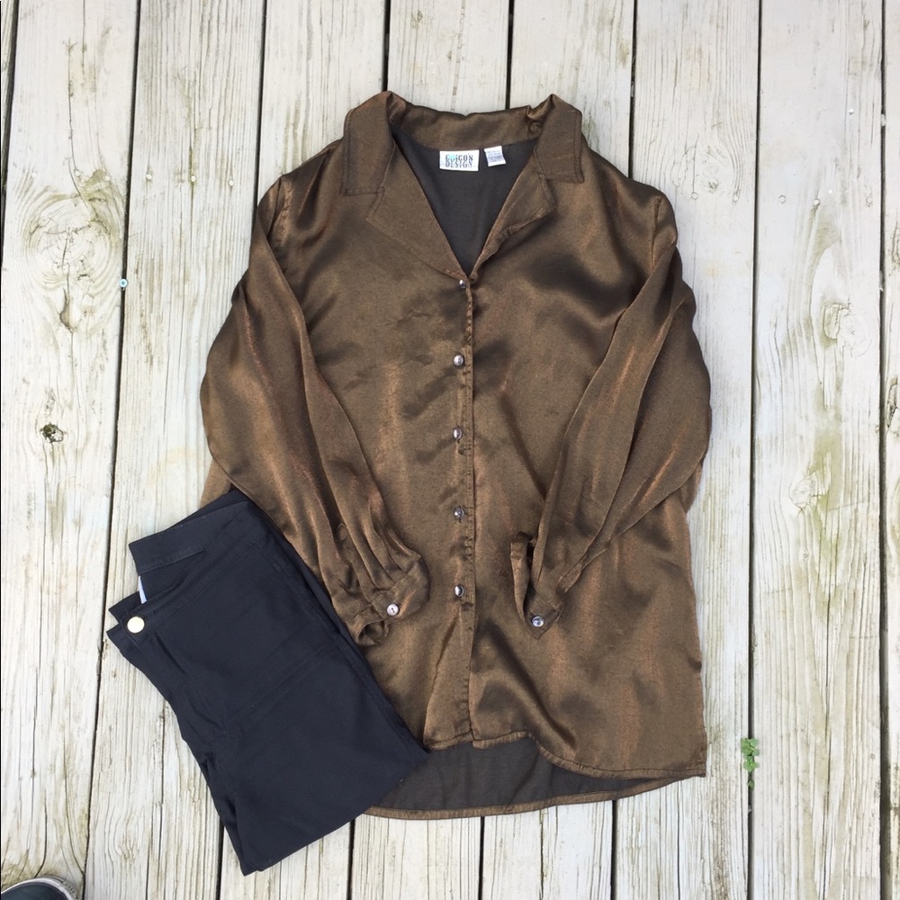 Shimmery Golden Blouse